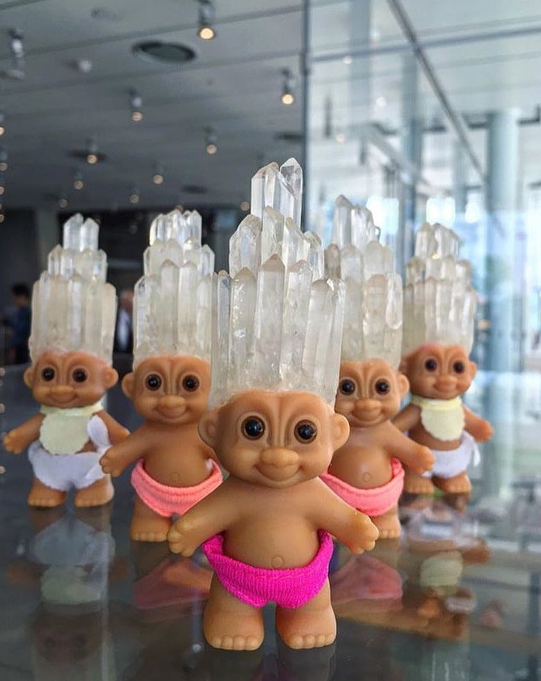 Troll with 2025 blonde hair