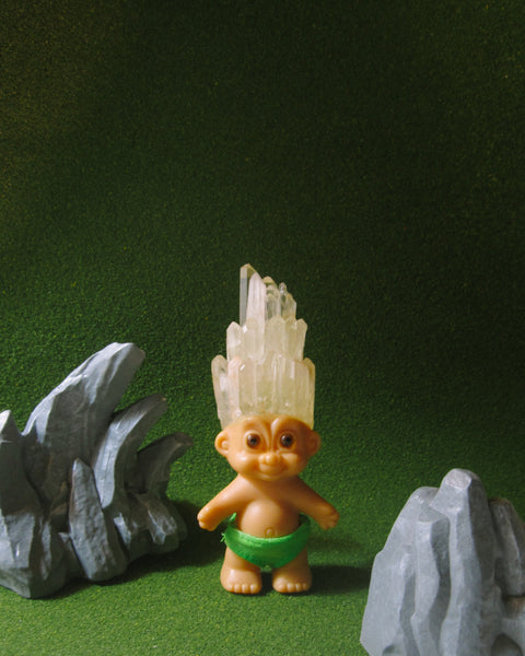 CRYSTAL HAIRED SPEEDO TROLL