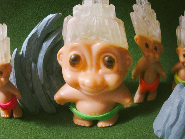 CRYSTAL HAIRED SPEEDO TROLL